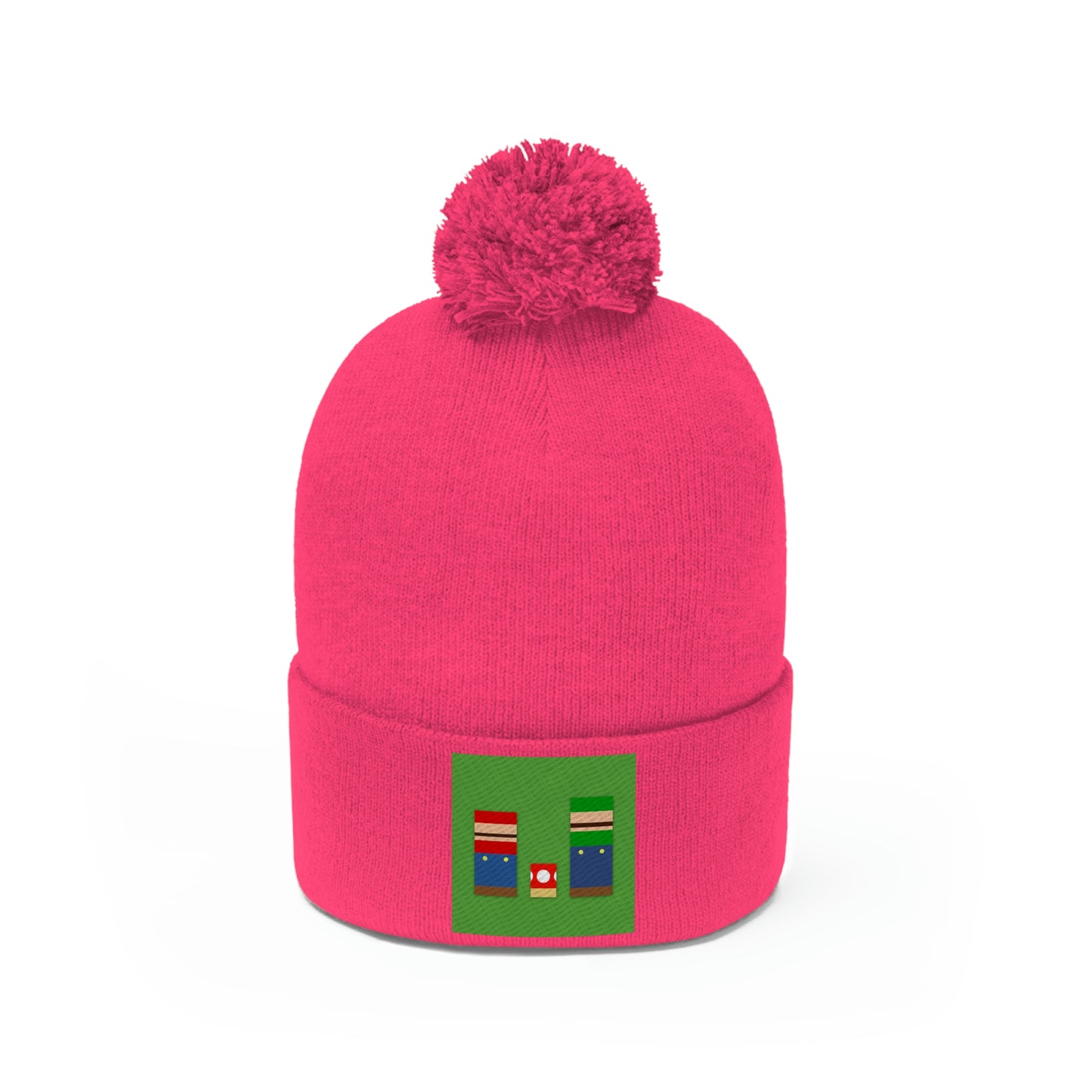 Pom Pom Knit Beanie #6 M & L