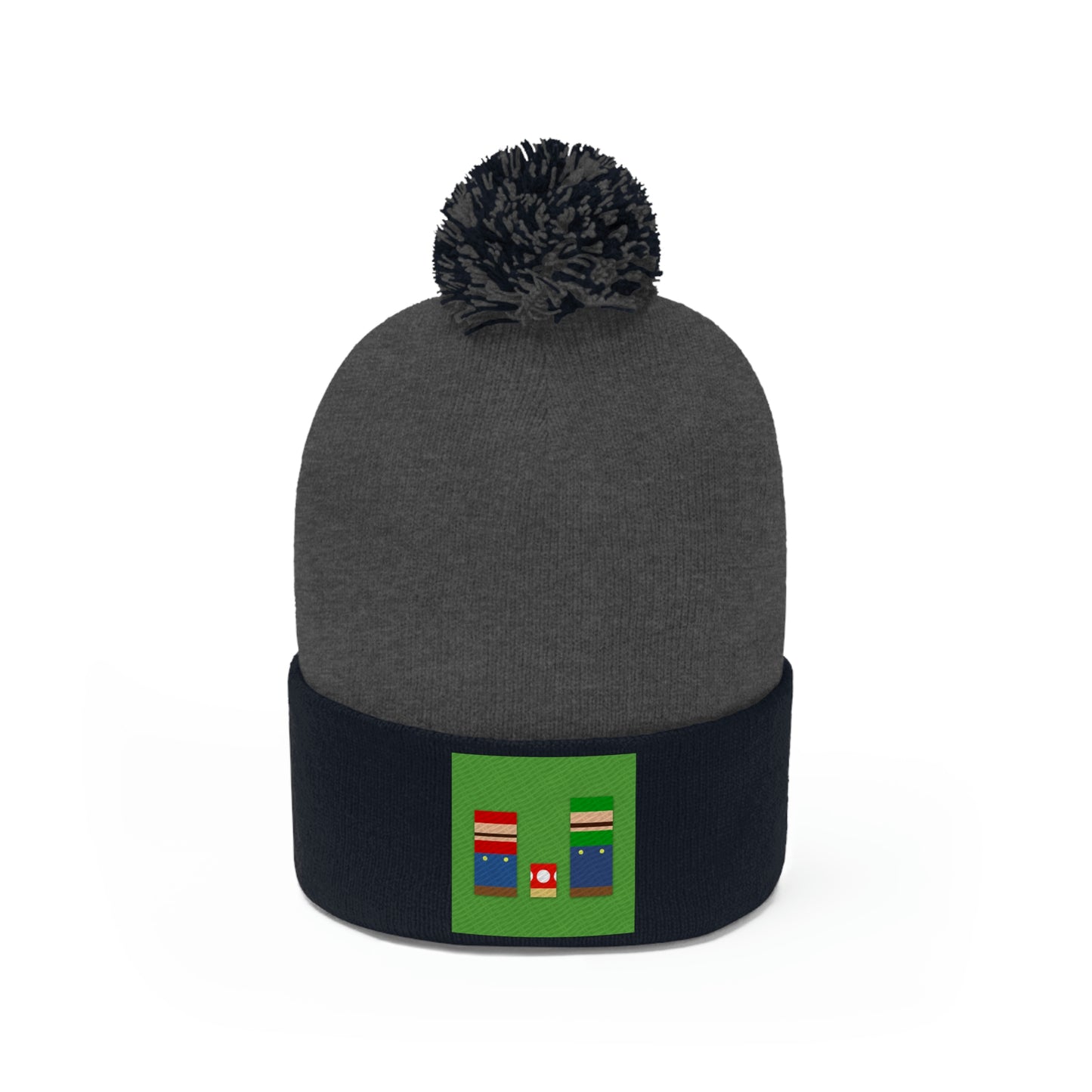 Pom Pom Knit Beanie #6 M & L