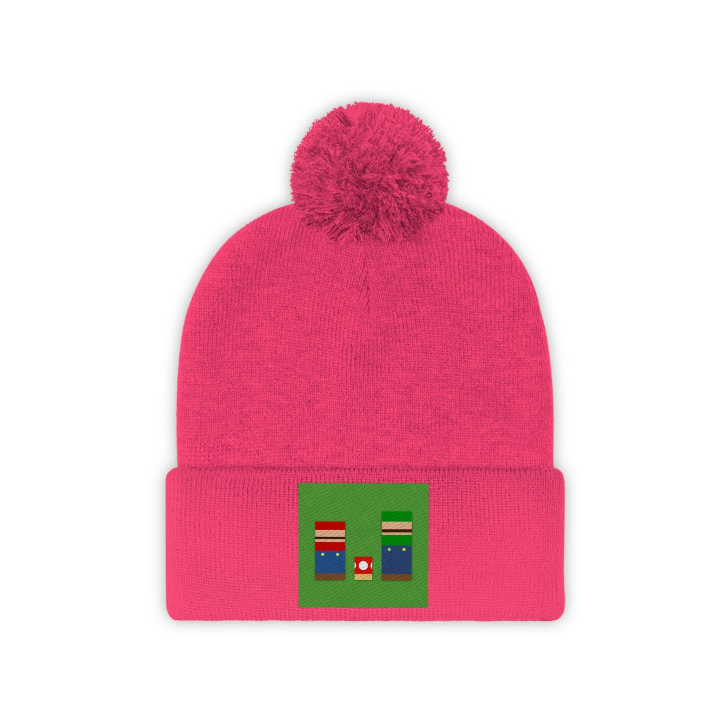 Pom Pom Knit Beanie #6 M & L