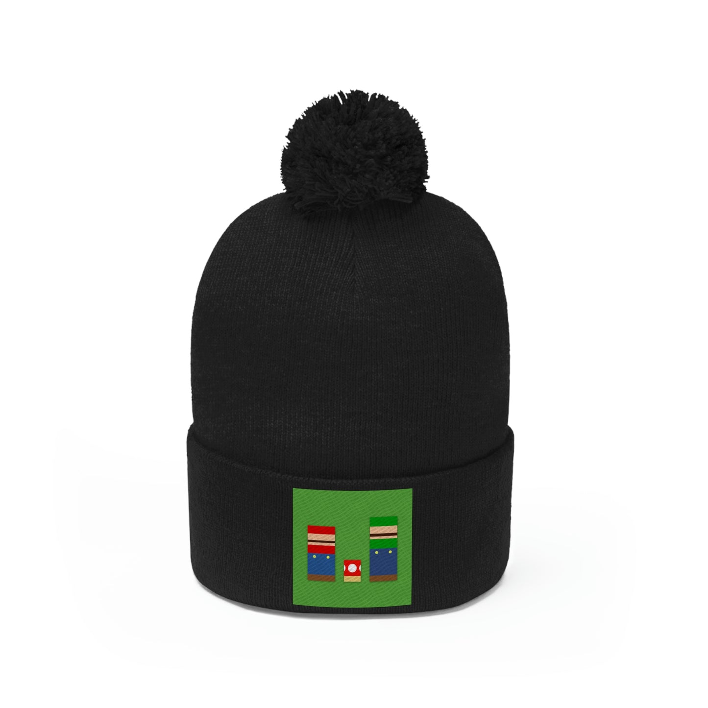 Pom Pom Knit Beanie #6 M & L